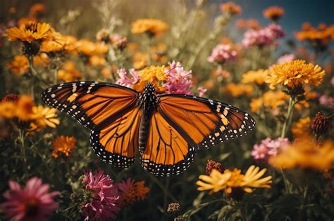  Queen Butterfly:  A Tiny Monarch That Flutters Through Fields with Exquisite Patterns!